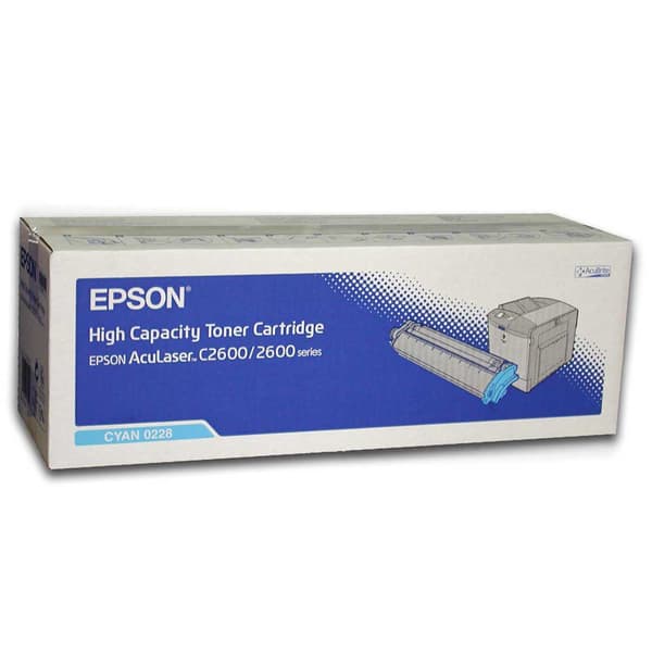 Epson Toner Med Hög Kapacitet Aculaser C-2600 Blå