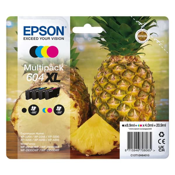 Epson Bläckpatron 604xl Multipack Flerfärgad
