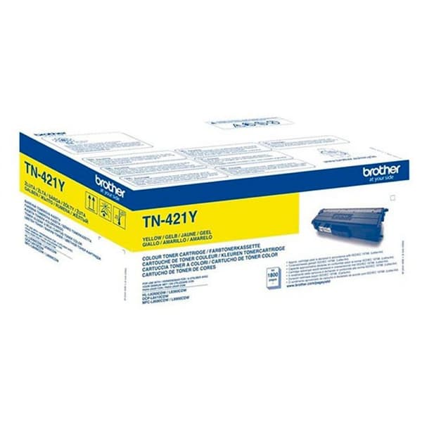 Brother För Bc Tn421y 4 Toner Gul