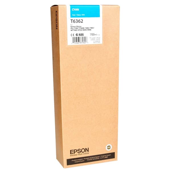 Epson Bläckpatron T 636 700ml T 6362 Blå