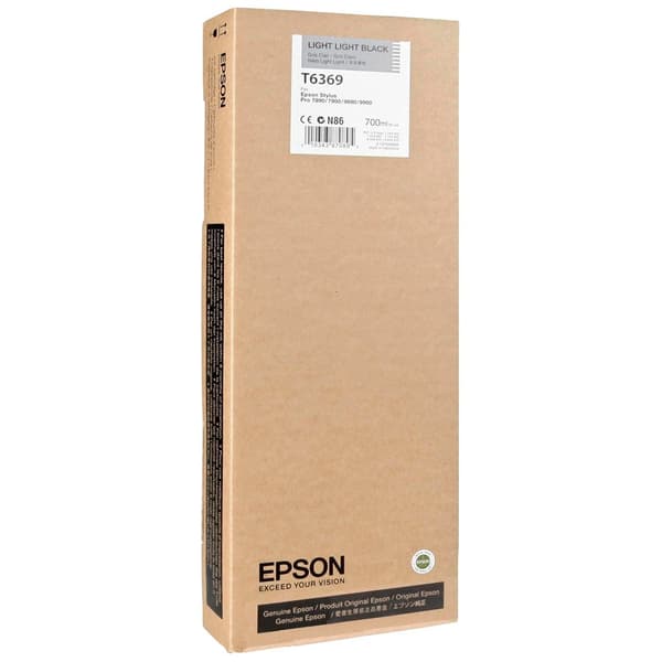 Epson Bläckpatron T 636 700ml T 6369 Svart