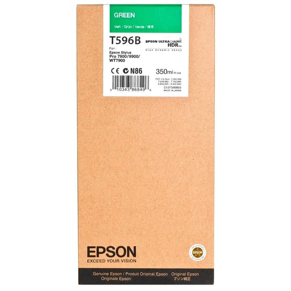 Epson Bläckpatron T 596 350ml T 596b Grönt