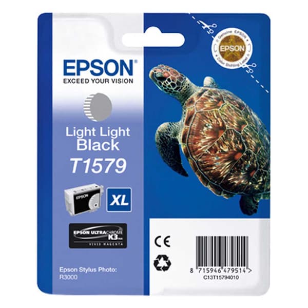 Epson Bläckpatron T 157 T 1579 Svart