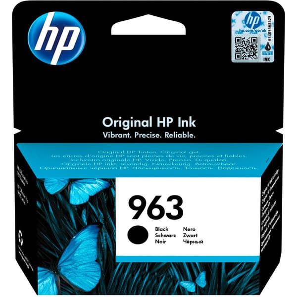 Hp Blækpatron 963 Sort