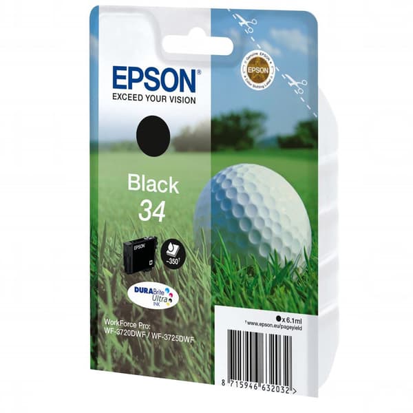 Epson Blækpatron Dura Brite Ultra 34 T 3461 Sort
