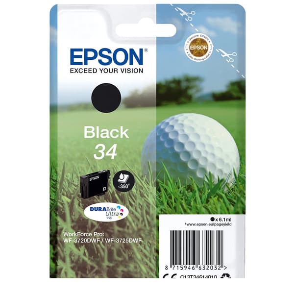 Epson Bläckpatron Dura Brite Ultra 34 T 3461 Svart