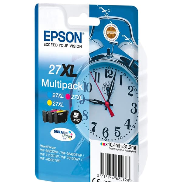 Epson Bläckpatron Dura Brite Ultra 27xl Multi Pack T2715 Flerfärgad