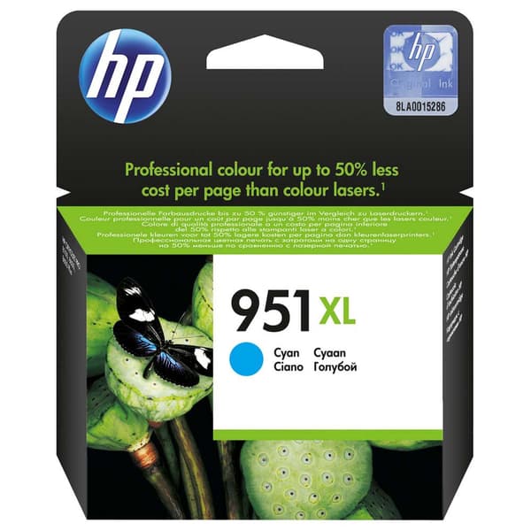 Hp Blækpatron 951xl Blå