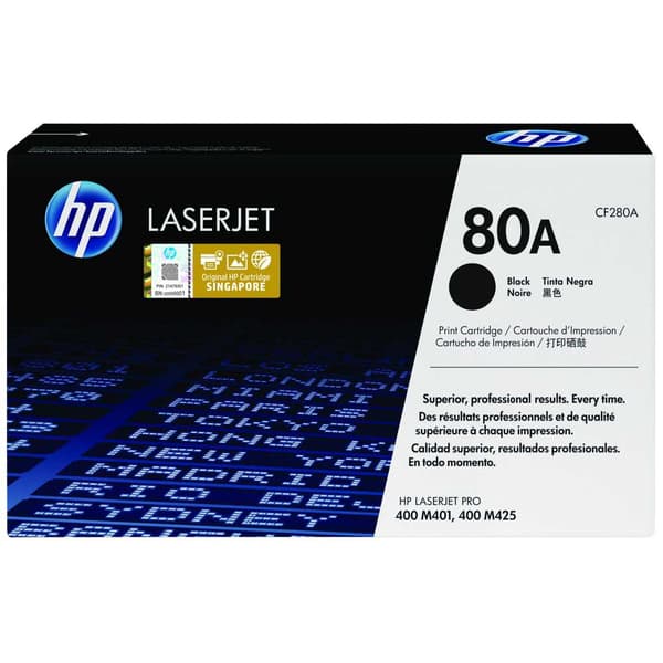 Hp 80a Toner Sort