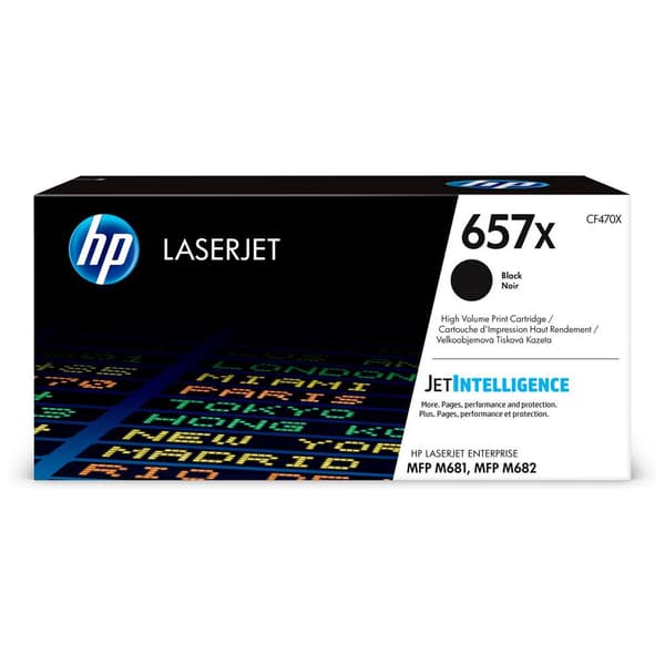 Hp 657x Høj Udbytte Toner Sort