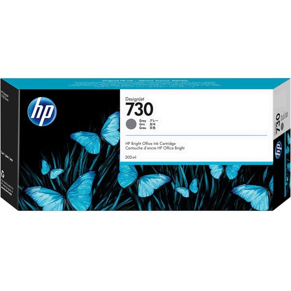 Hp Blækpatron 730 300ml Grå