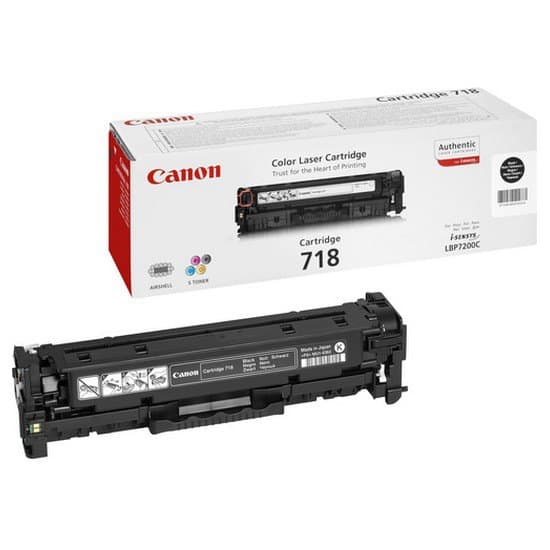Canon Toner Crg-718 Lpb-7200 Sort