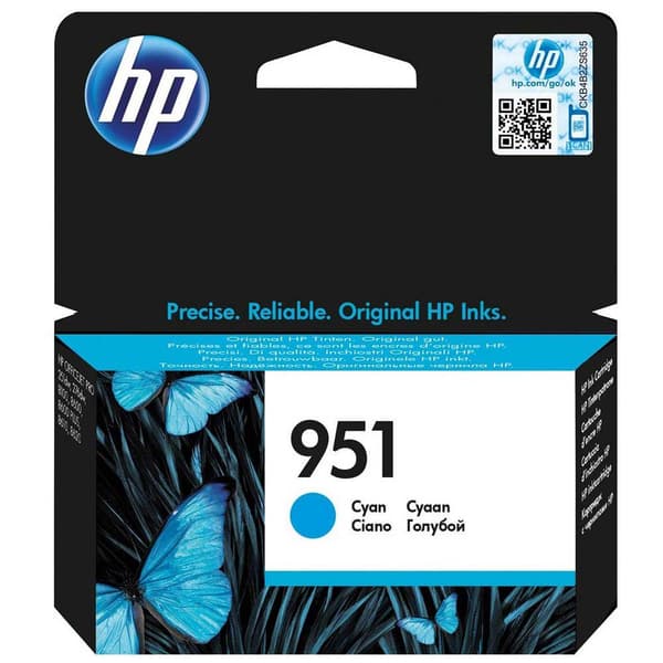 Hp Blækpatron 951 Blå