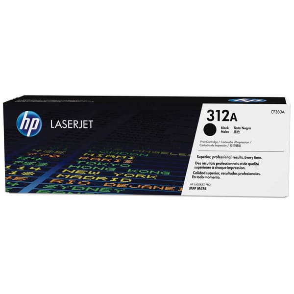 Hp Toner 312a Sort