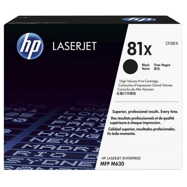 Hp Toner 81x Sort