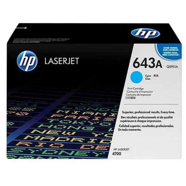 Hp Toner 643a Blå