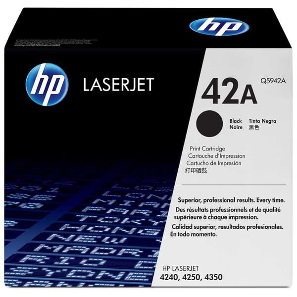 Hp Toner 42x Sort