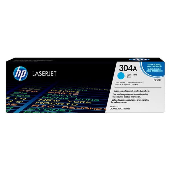 Hp Toner 304a Blå