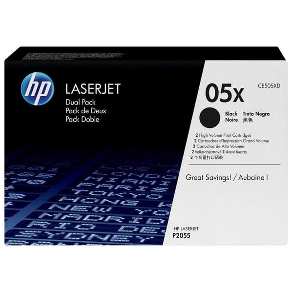 Hp Toner 05x Sort