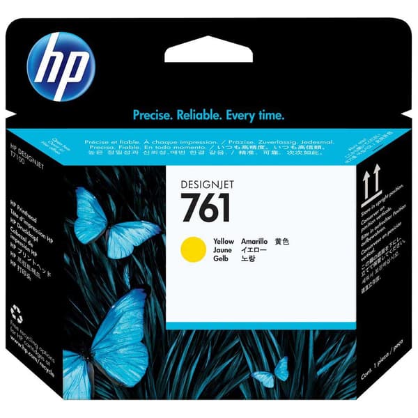 Hp Ink Mustepatruuna 761 Keltainen