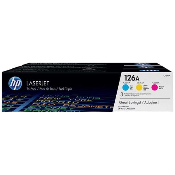Hp Toner 126a Flerfarvet