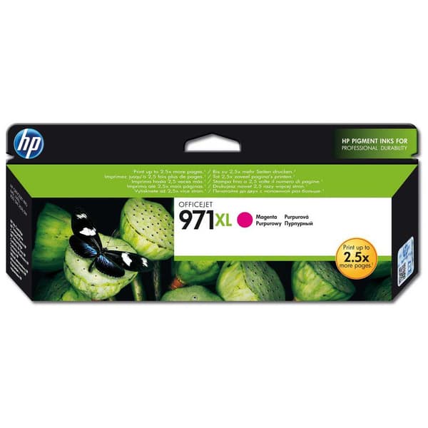 Hp Blækpatron 971xl Lilla