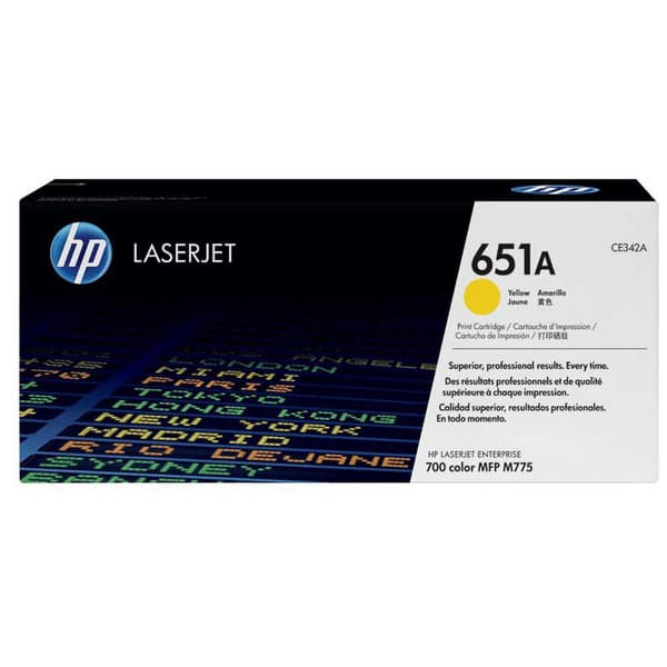 Hp Toner 651a Gul
