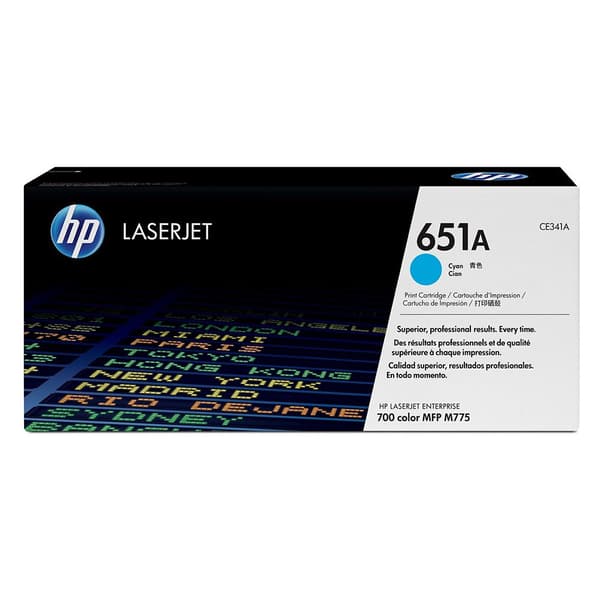 Hp Toner 651a Blå