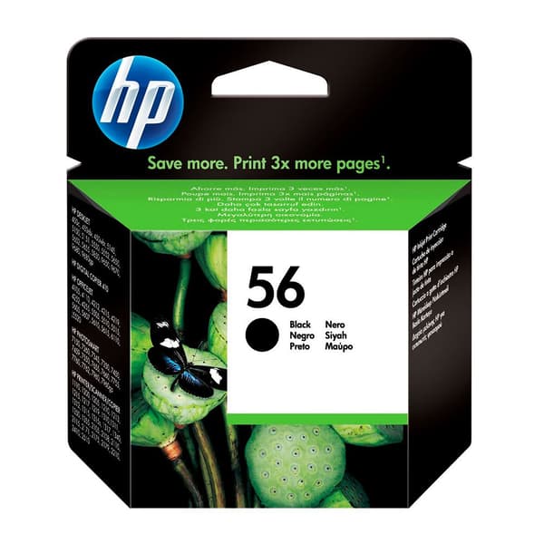 Hp Blækpatron 56 Sort