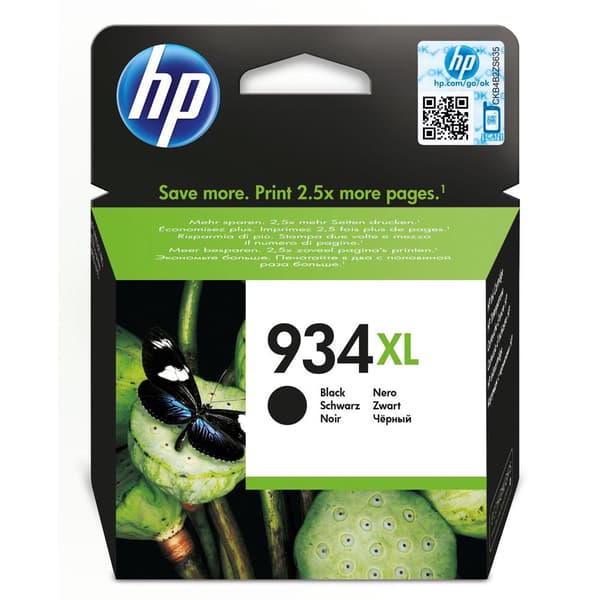 Hp Blækpatron 934xl Sort
