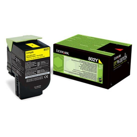 Lexmark Toner 802y Gul