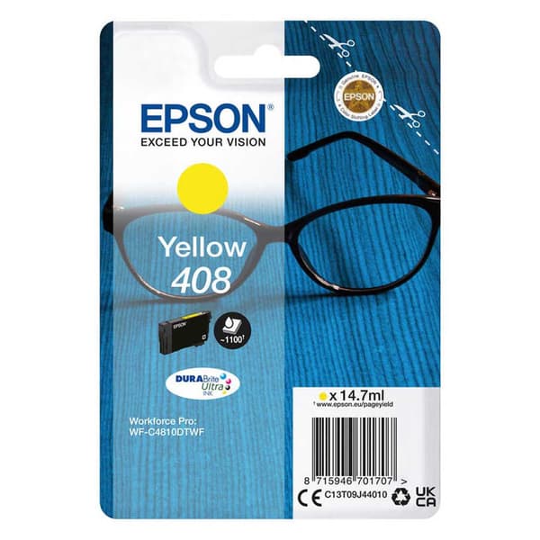 Epson Bläckpatron Durabrite 408 Gul