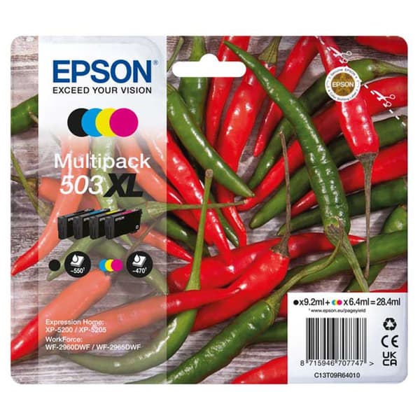 Epson Blækpatron 503 Xl Flerfarvet