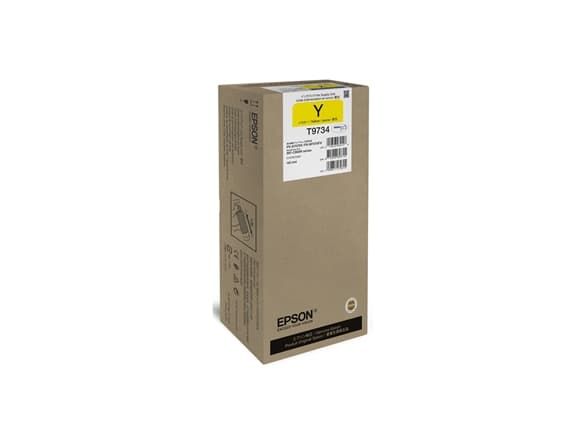Epson T9734 - 192.4 ml - XL-størrelse - gul - original - blekkpakke - for WorkForce Pro WF-C869R