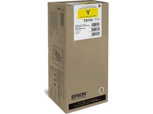 Epson T9734 - 192.4 ml - XL-størrelse - gul - original - blekkpakke - for WorkForce Pro WF-C869R