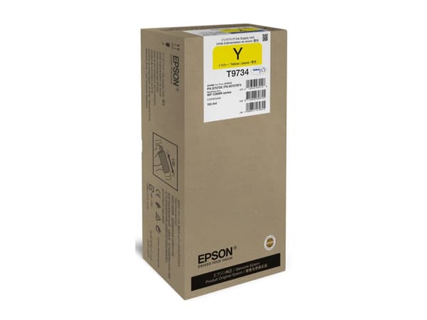 Epson T9734 - 192.4 ml - XL-størrelse - gul - original - blekkpakke - for WorkForce Pro WF-C869R