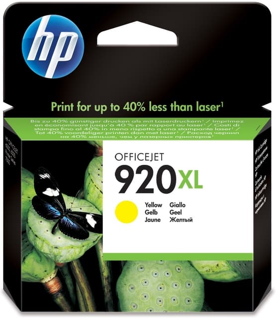 HP žlutá inkoustová kazeta (920XL), CD974AE originál
