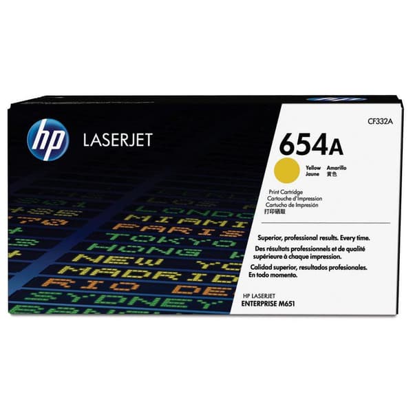 Hp Toner 654a Gul