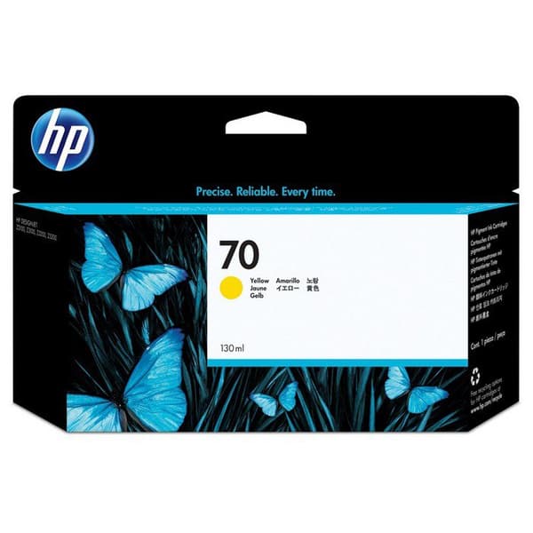Hp Blækpatron 70 Gul