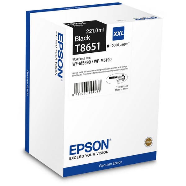 Epson Bläckpatron T8651 Svart