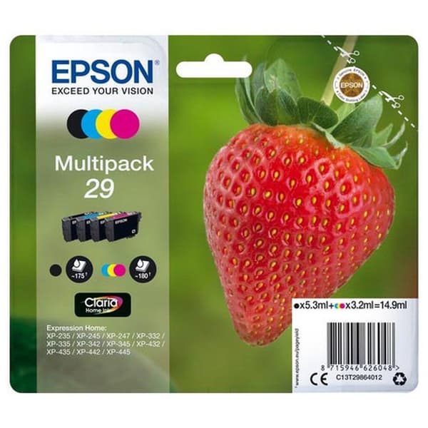 Epson Bläckpatron 29 Claria Home Blister Flerfärgad
