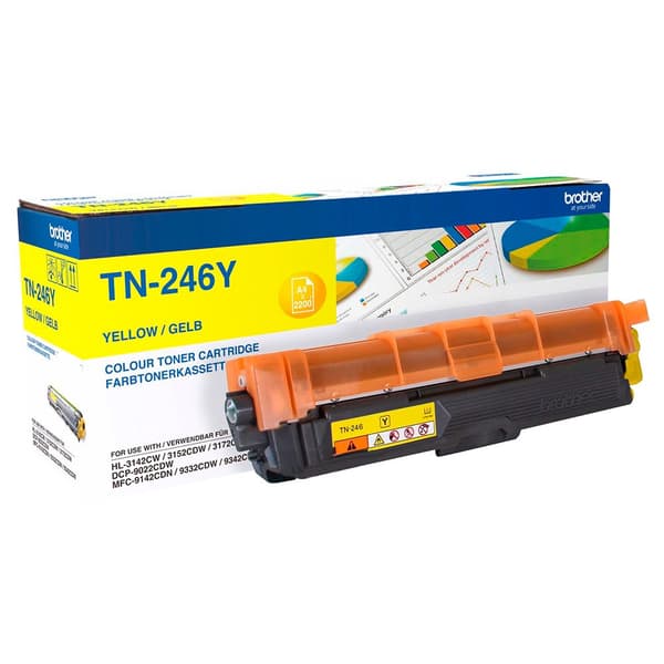 Brother Toner Tn-246y Gul