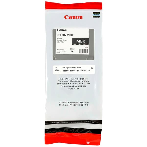 Canon Bläckpatron Pfi-207 Svart