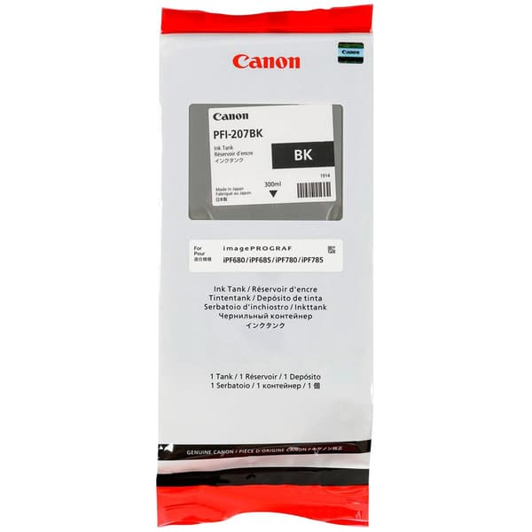 Canon Blækpatron Pfi-207 Sort