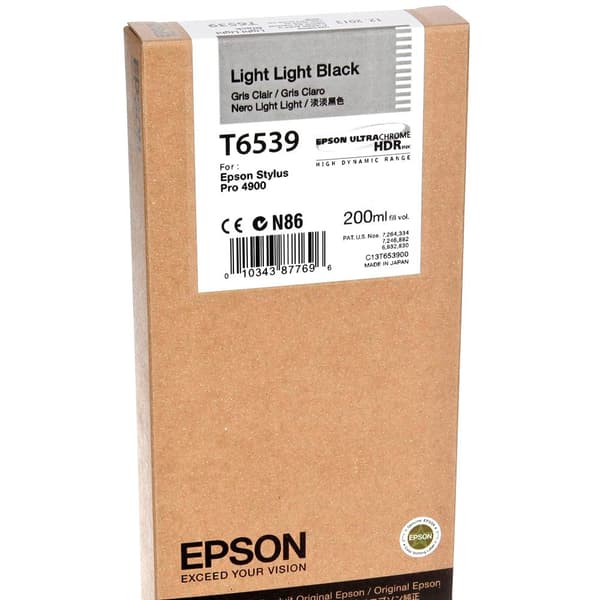 Epson Bläckpatron T 653 200ml T 6539 Svart