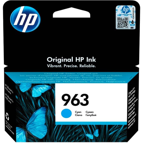 Hp Blækpatron 963 Blå
