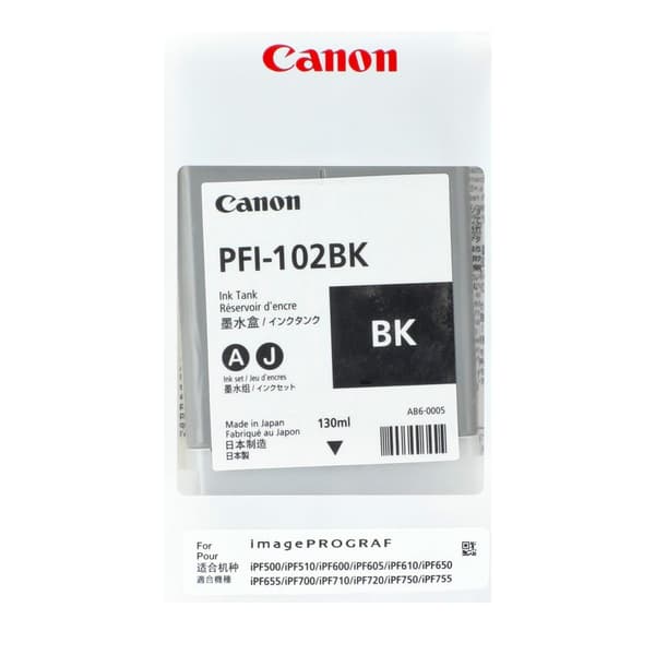 Canon Bläckpatron Pfi-102 Svart