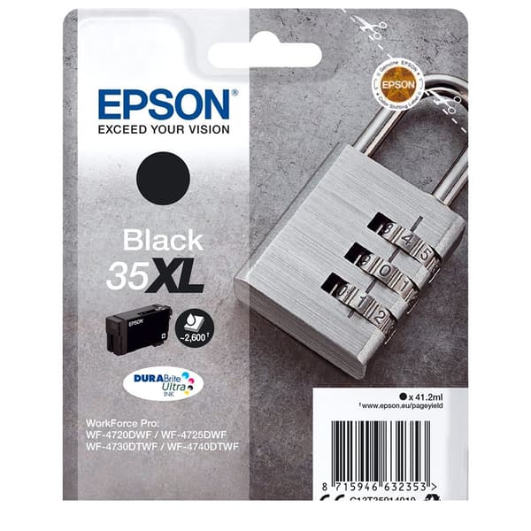 Epson Bläckpatron Dura Brite Ultra 35 Xl T 3591 Svart