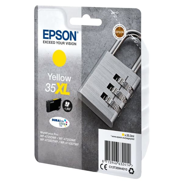 Epson Bläckpatron Dura Brite Ultra 35 Xl T 3594 Gul