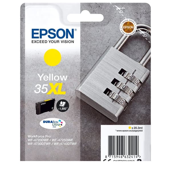 Epson Bläckpatron Dura Brite Ultra 35 Xl T 3594 Gul